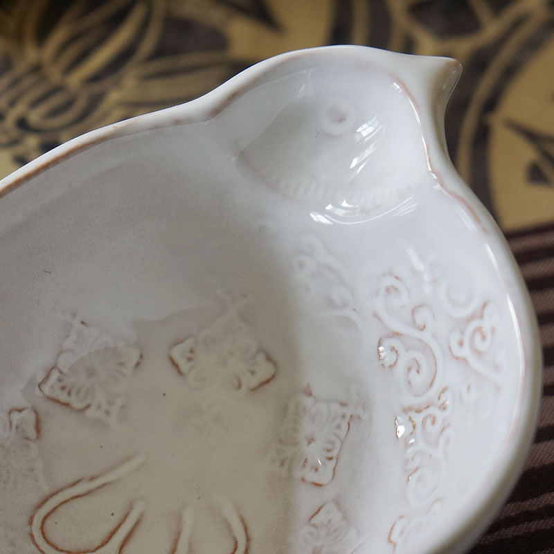 楽天市場】ヴィルジニアカーサ Natale バード ボウル 14cm ホワイト