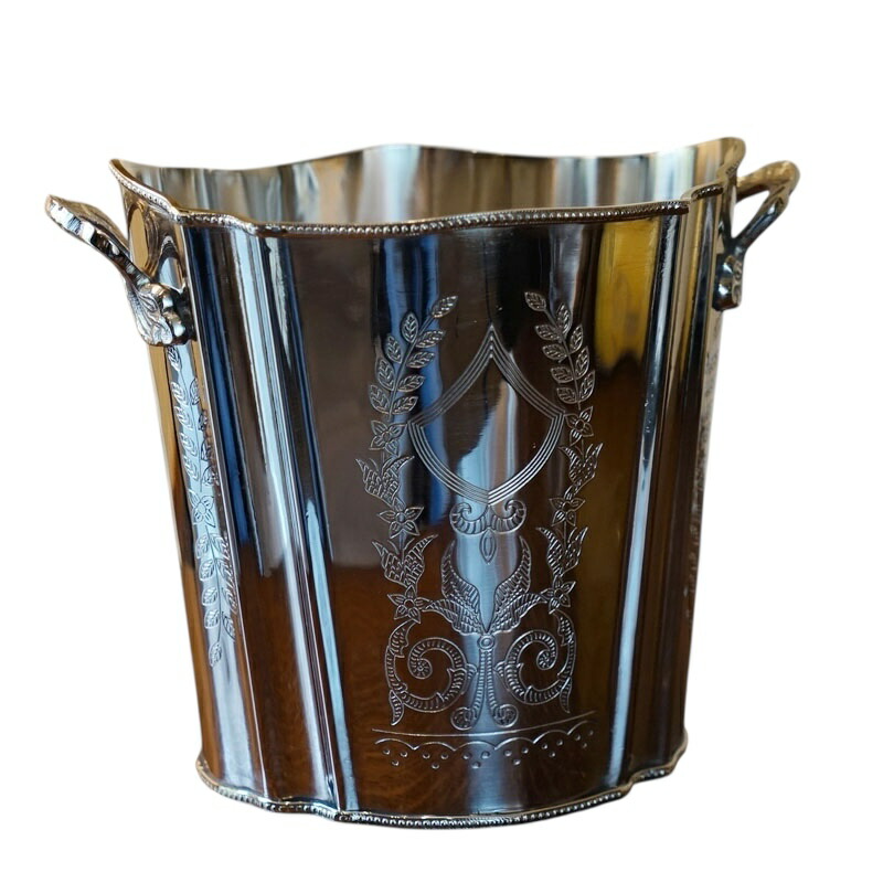 楽天市場】ワインクーラー おしゃれ 真鍮 ブラス製 シルバー