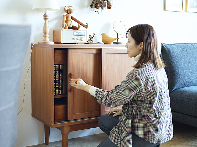 楽天市場】Kirario Product｜国産引戸キャビネット titta（ティッタ