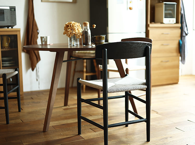 楽天市場】ダイニングチェアー form（フォーム）ブラックタイプ