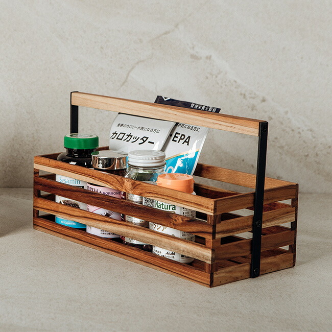 楽天市場】【特典あり】ツールボックス AZ-07[小物入れ 木製 オシャレ