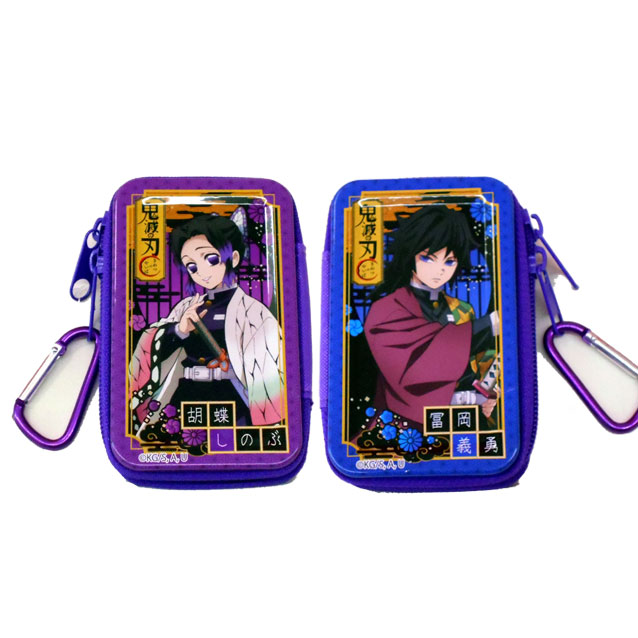 楽天市場】鬼滅の刃(冨岡義勇・胡蝶しのぶ)☆カラビナ付き缶ケース