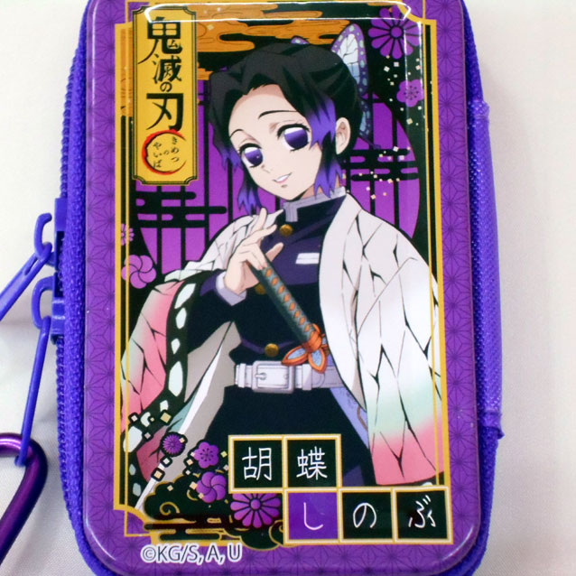 楽天市場】鬼滅の刃(冨岡義勇・胡蝶しのぶ)☆カラビナ付き缶ケース