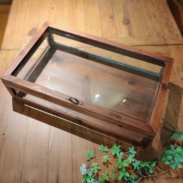 楽天市場】【送料無料】WOODフレームショーケースLOW カフェ マルシェ