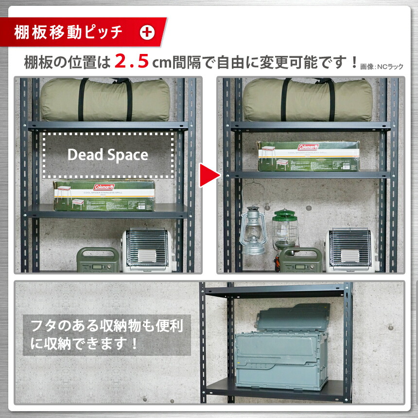 楽天市場】【個人宅も送料無料】 軽中量ラック100kg 単体 幅180×奥行60