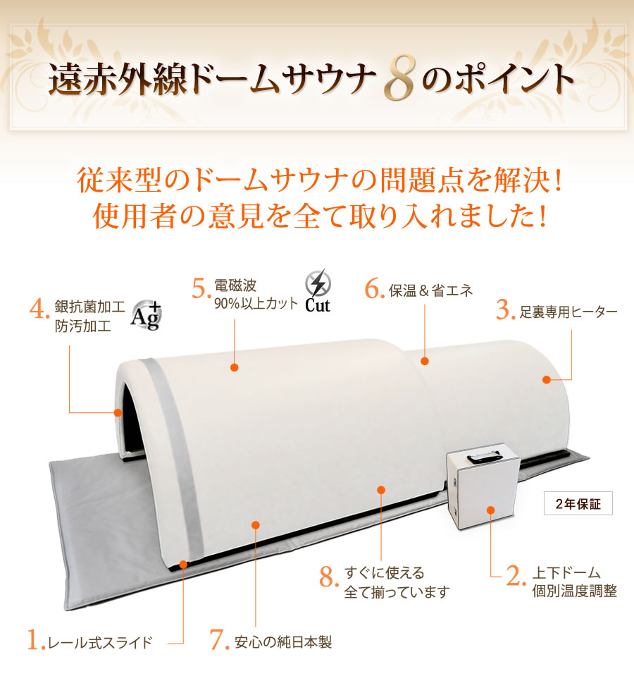 楽天市場】【58％OFF】【日本製】遠赤外線ドームサウナ