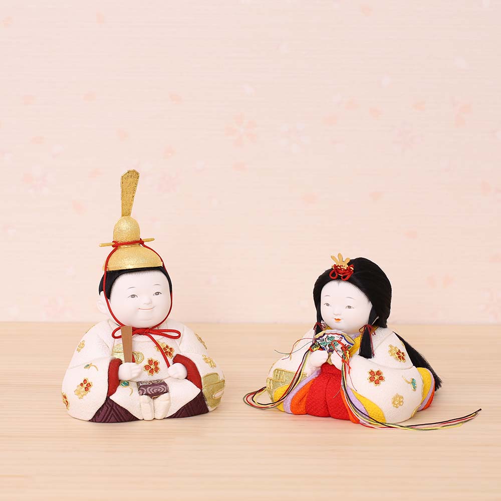 楽天市場】雛人形 コンパクト 木目込み雛人形 親王飾り工房天祥