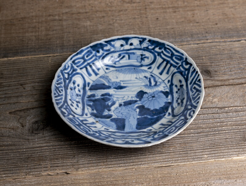 楽天市場】骨董○古染付芙蓉手皿○中国古美術 / 古玩 | 明朝末期頃-17