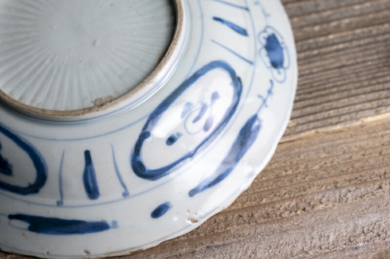 楽天市場】骨董○古染付芙蓉手皿○中国古美術 / 古玩 | 明朝末期頃-17