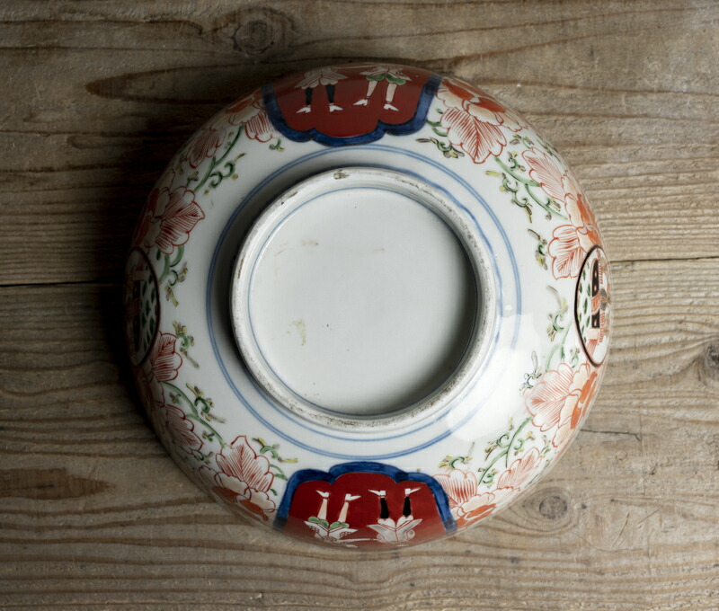 楽天市場】骨董○古伊万里染錦南蛮人文深鉢○W24cm / 南蛮船 / 五艘船