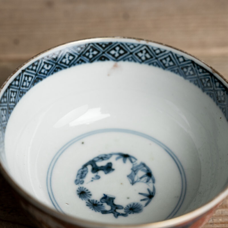 楽天市場】骨董○古伊万里染錦蓋付碗/小型碗○|江戸後期-19世紀頃|肥前