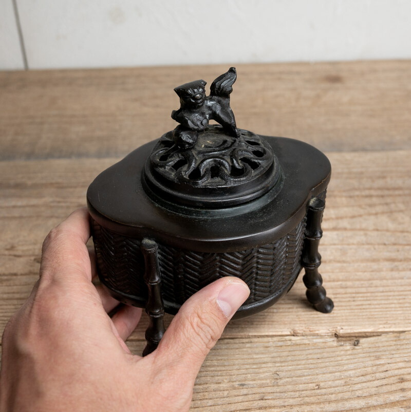 楽天市場】骨董○銅製獅子香炉○俊道銘 | 昭和頃-20世紀頃 | 銅製