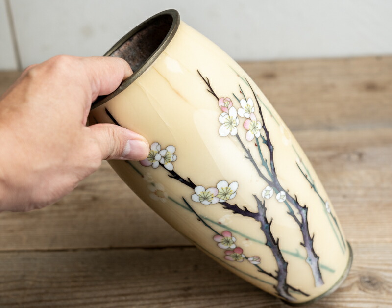 楽天市場】骨董○七宝梅文花瓶○ | 昭和頃-20世紀頃 | 七宝 / 銅製