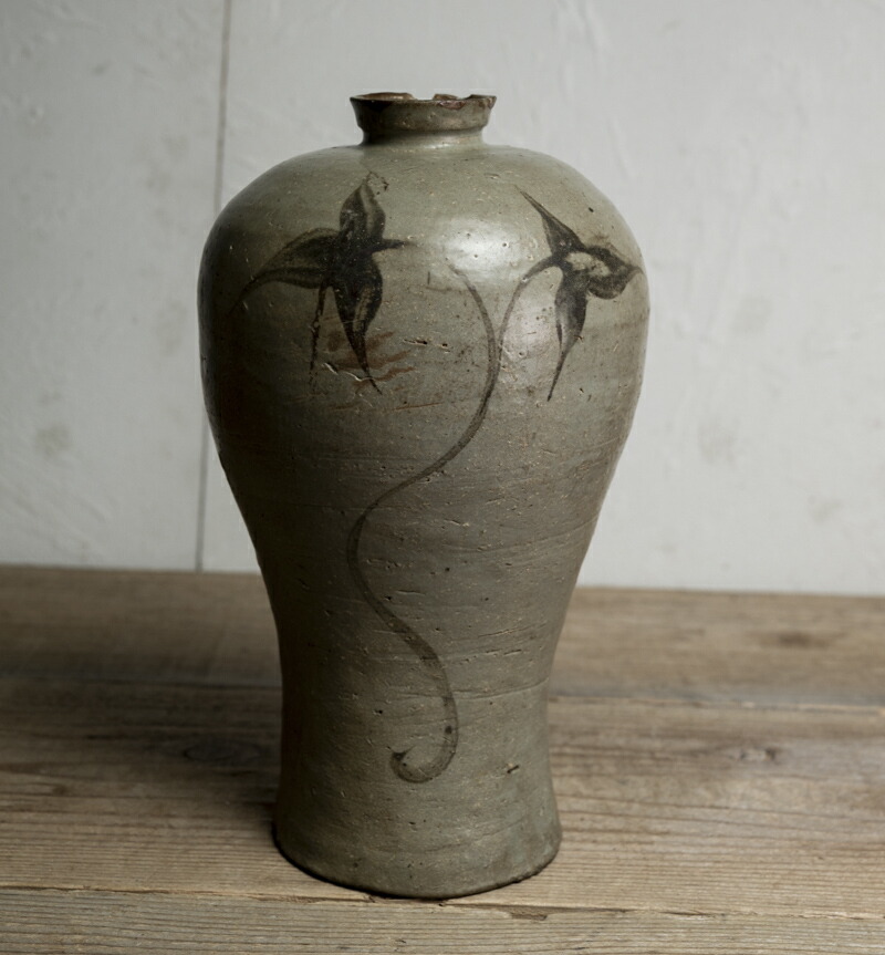 楽天市場】朝鮮古美術○絵高麗梅瓶○絵高麗 / 粉青 | 発掘品 | 高麗