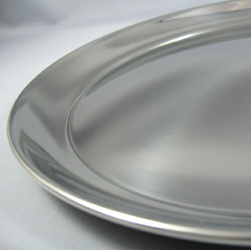 楽天市場】【 お盆 トレー ・ 日本製】18-8ステンレス 丸盆 55cm【業務