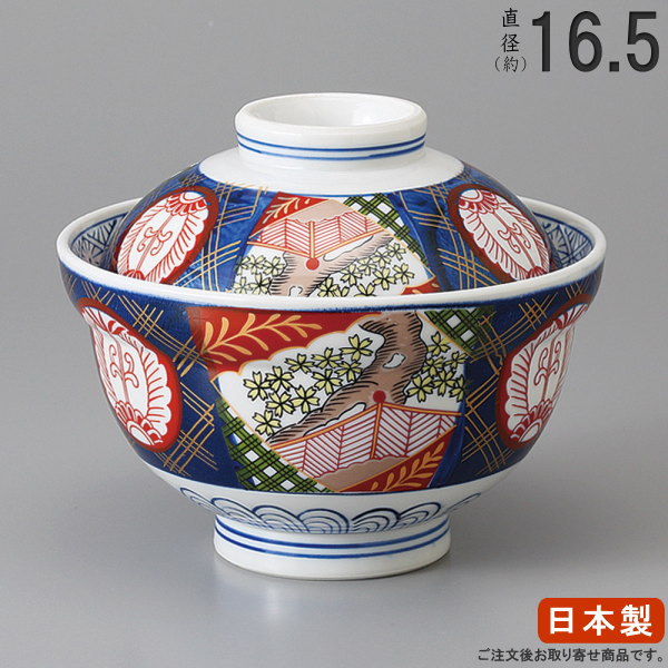 楽天市場】【 日本製 蓋付き丼ぶり 】 錦小桜蓋付き丼ぶり5.5【美濃