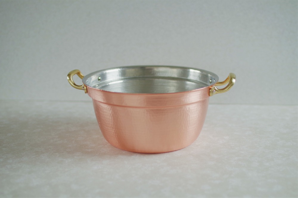 楽天市場】【手打ち 新鎚起純銅 段付鍋】 26cm 新光金属 新光堂 職人技