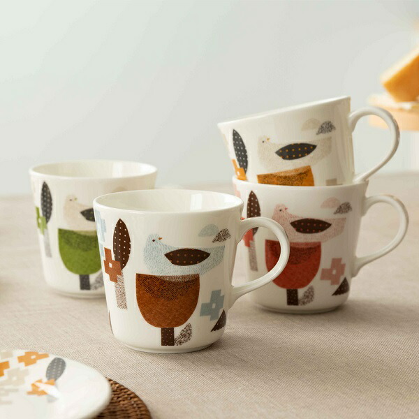 楽天市場】ナルミ NARUMI 日本製 バード＆フラワー マグカップ