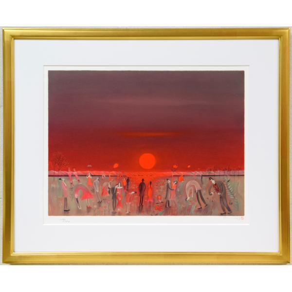 楽天市場】斎藤 真一「陽の野」リトグラフ・限定品 盲目の旅芸人「瞽女