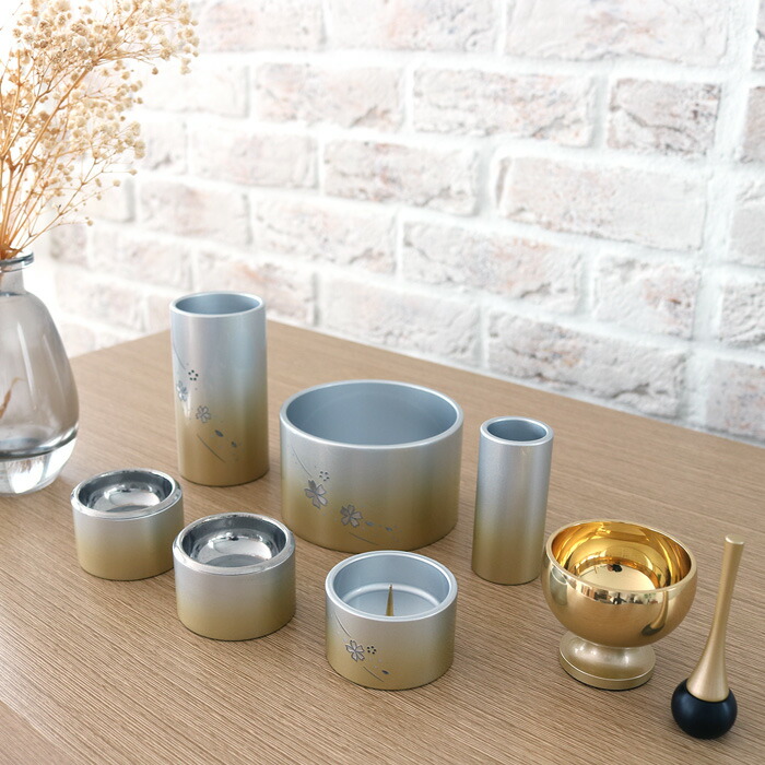 楽天市場】仏具セット おりん付き 7点セット 小型仏壇 ミニ おしゃれ