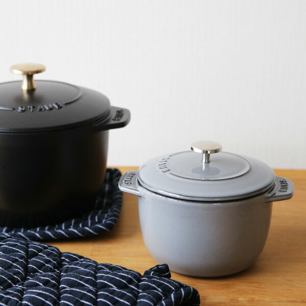 楽天市場】staub(ストウブ） ラ・ココット de GOHAN S ホーロー鍋12cm