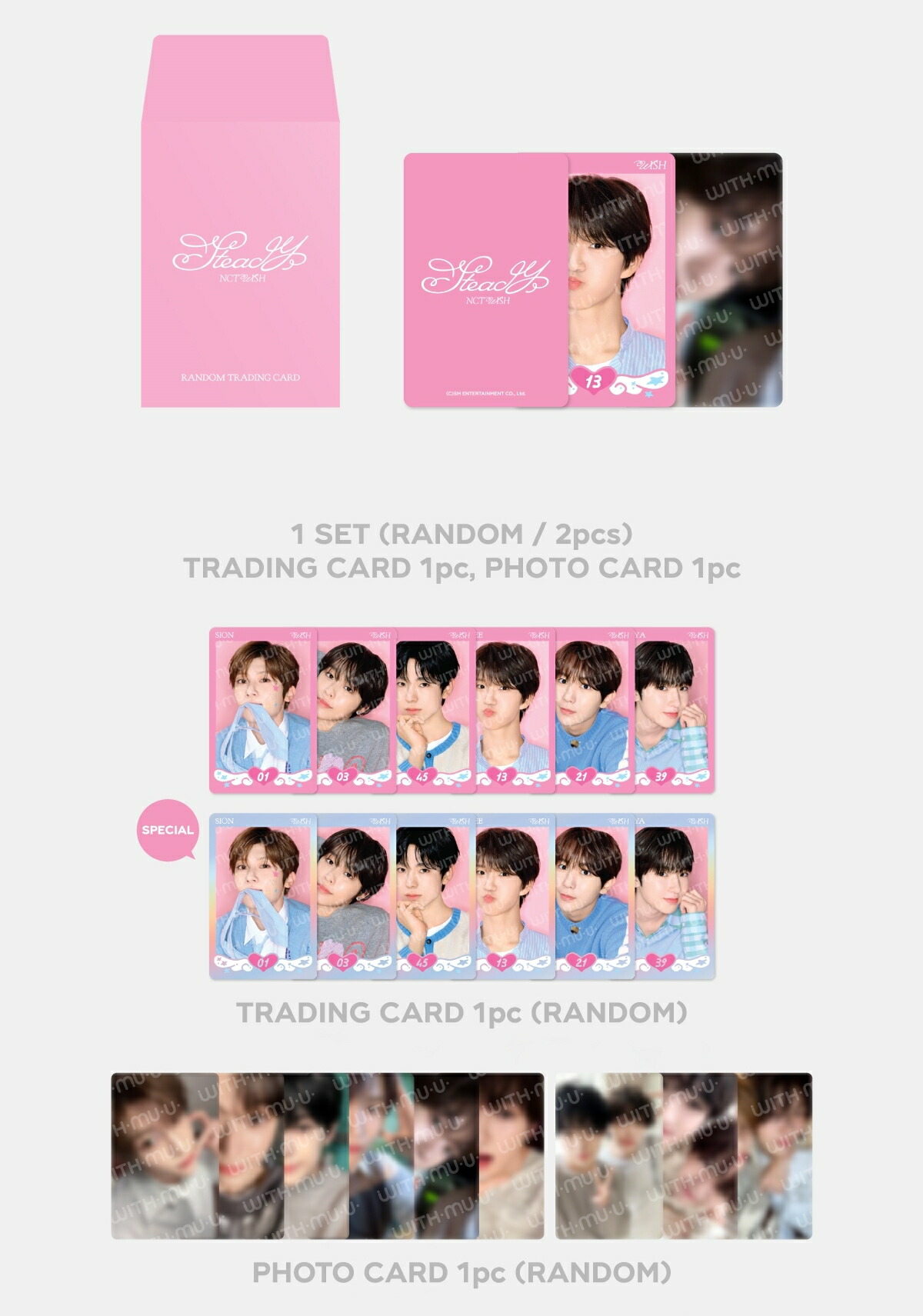 楽天市場】NCT WISH -RANDOM TRADING CARD SET / 2024 [LET'S GO