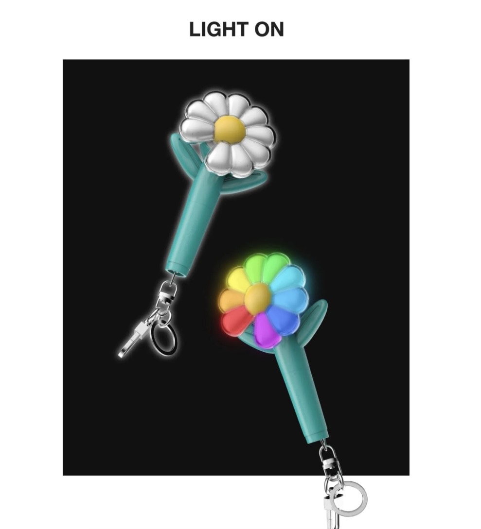 楽天市場】G-DRAGON OFFICIAL LIGHTSTICK MINI KEYRING BLACK/MINT