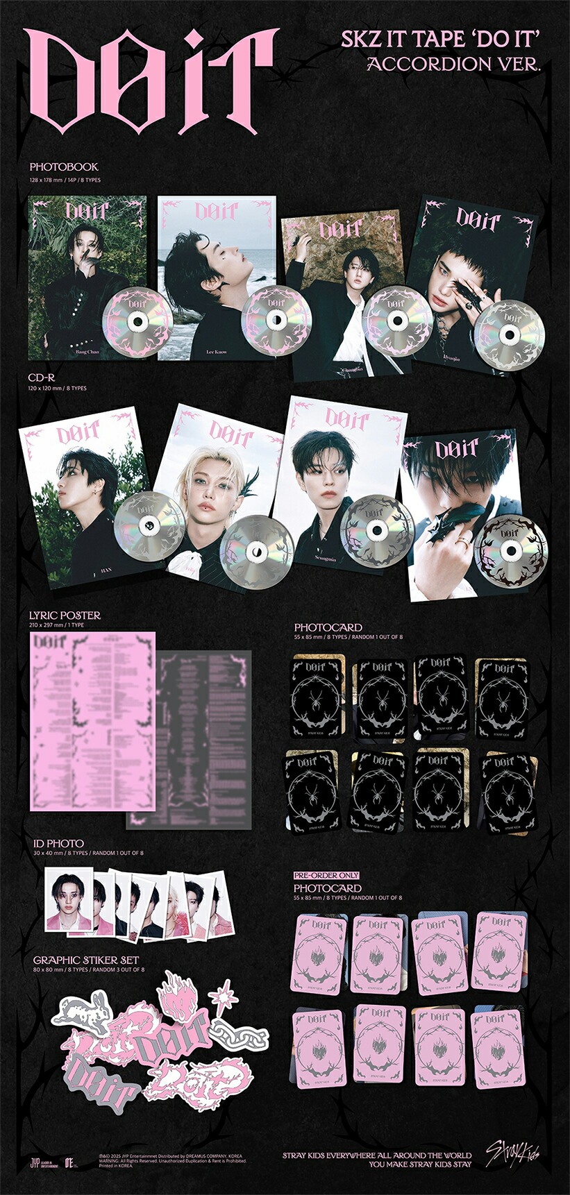 楽天市場】【ONLINE特典選択】 Stray Kids - SKZ IT TAPE DO IT