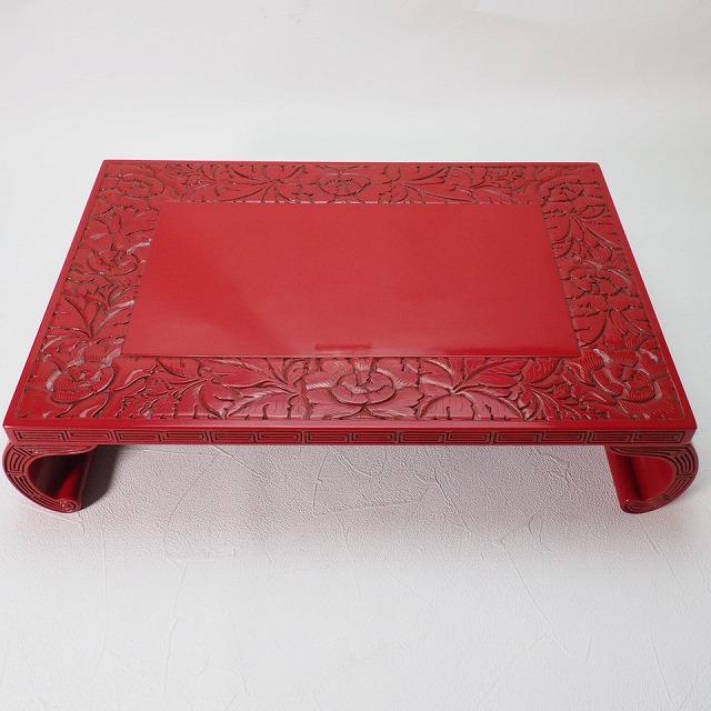 楽天市場】村上木彫堆朱 花台 飾り台 0001伝統的工芸品 華道 茶道