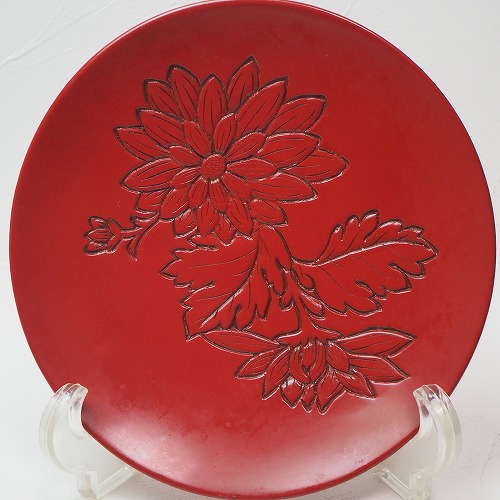 楽天市場】村上木彫堆朱 四季の草花文銘々皿 0174漆器 茶道具 茶道