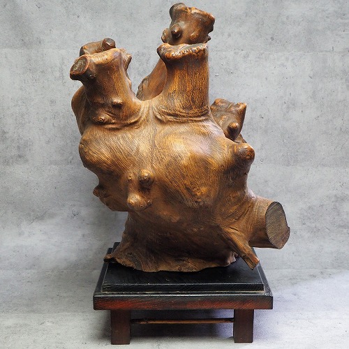 楽天市場】0287 木のオブジェ 木の飾り物置物 古道具 木 古民具 レトロ