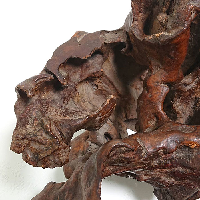 楽天市場】0286 木のオブジェ 木の飾り物置物 古道具 木 古民具 レトロ