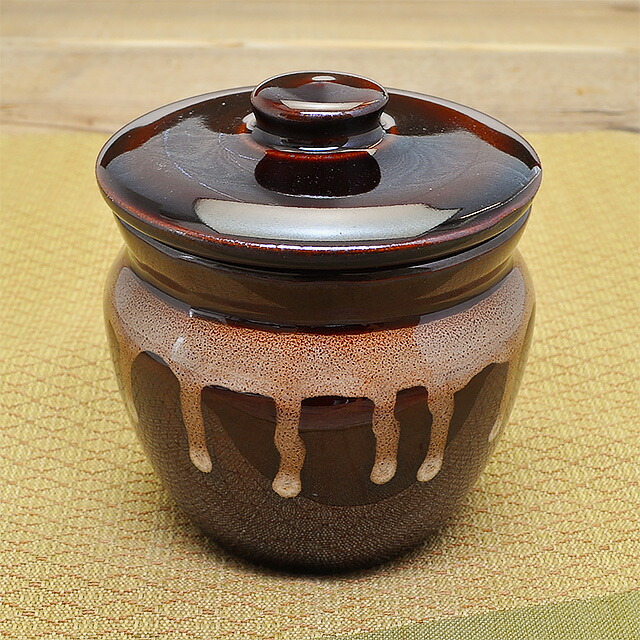 楽天市場】蓋付壺（大）250cc 直径9.5cm×高さ9.5cm つぼ 壷 フタ付き