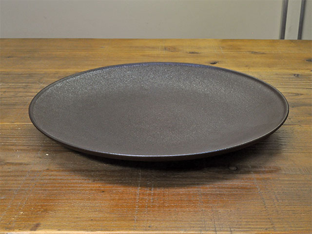 楽天市場】フィノ クリスタルブラック 28cm プレート 大皿 黒い食器