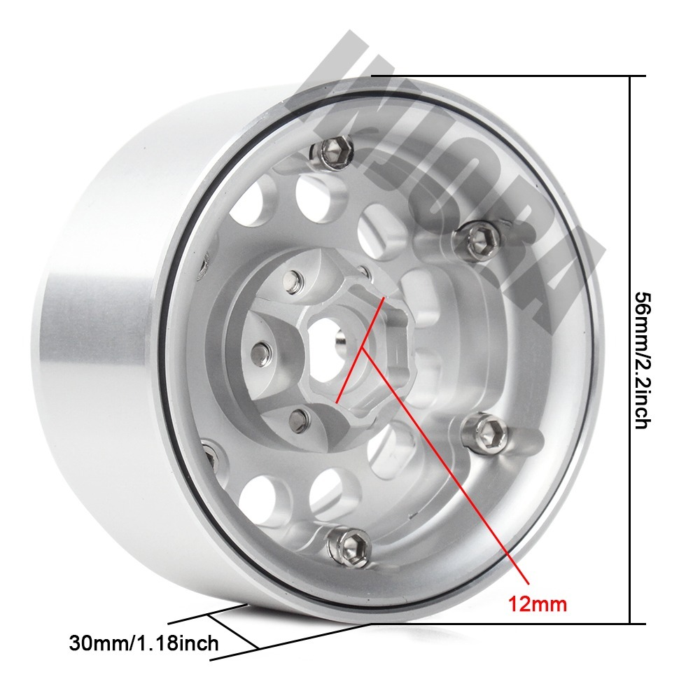 楽天市場】1/10 ロッククローラー RC アルミニウム合金 1.9 ビード