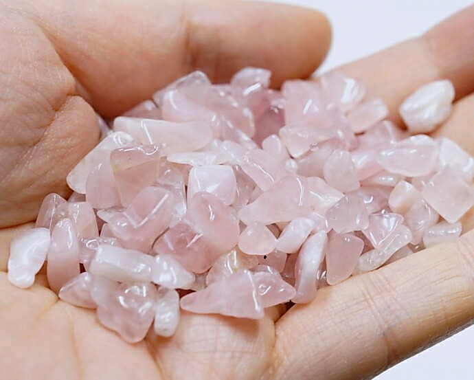 楽天市場】ローズクォーツ （マダガスカル産） さざれ 100g | 細石