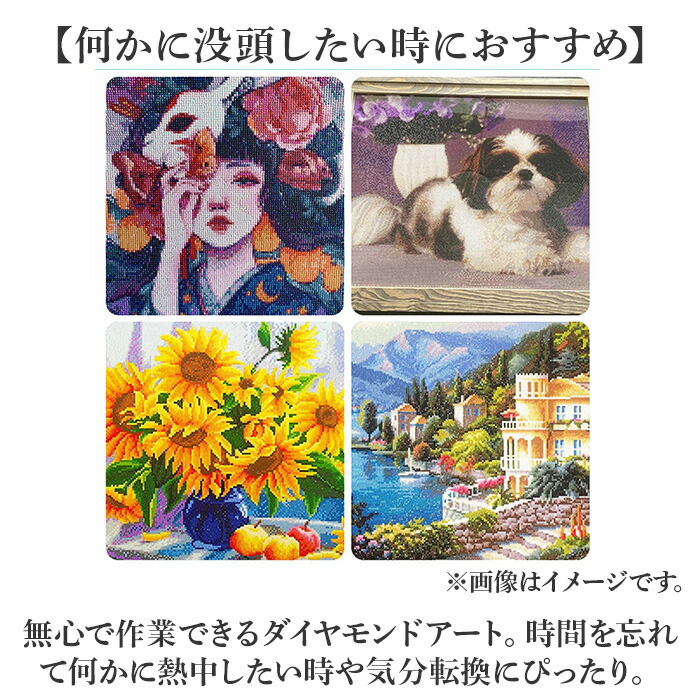 楽天市場】ダイヤモンドアート キット 定番 ダイヤモンド絵画 キット
