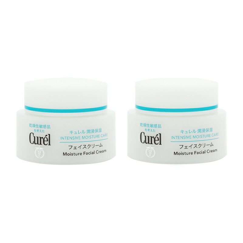 楽天市場】[2個セット]Curel キュレル 潤浸保湿フェイスクリーム 40g