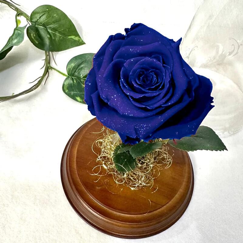 楽天市場】プリザーブドフラワー ダイヤモンドローズ ガラスドーム