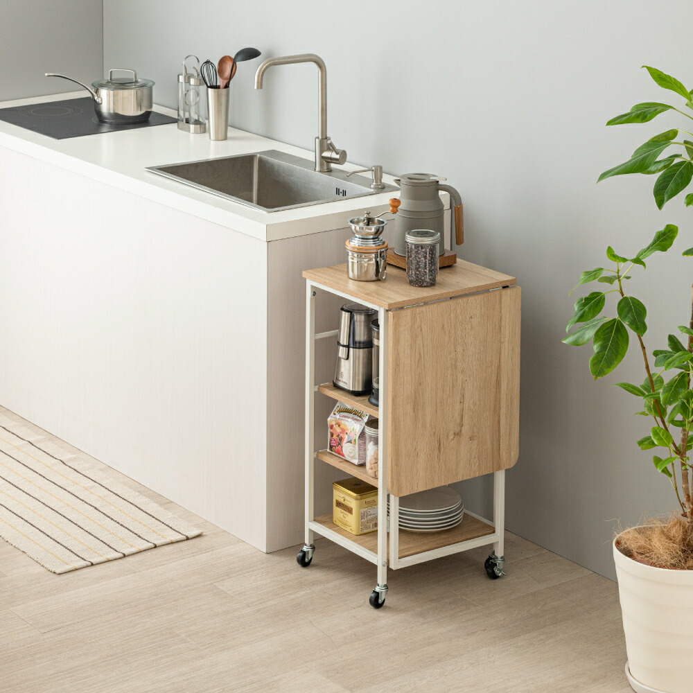 楽天市場】☆本日9時~23日迄！ポイント5倍☆ キッチンワゴン