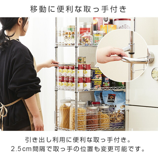 楽天市場】ルミナス ラック スチールラック 幅60 奥行30 6段 ポール径