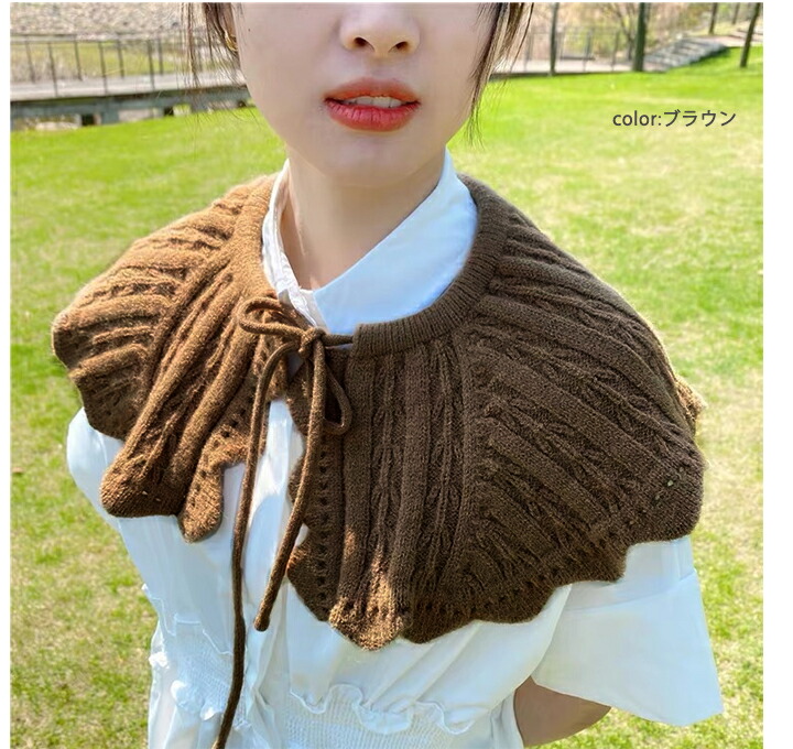 楽天市場】1A17 ニット付け襟 レディース つけえり秋冬 つけ衿 つけ襟