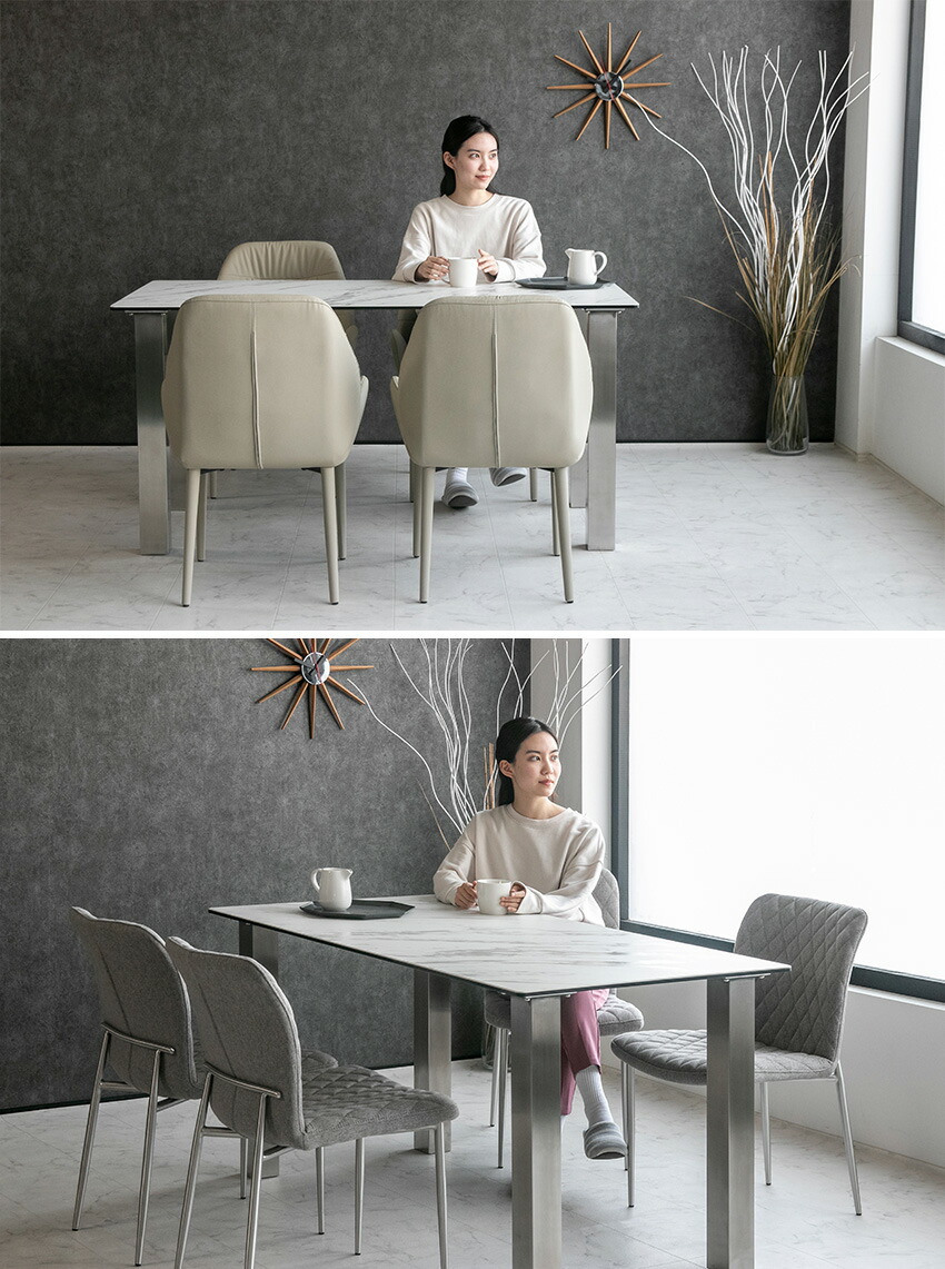 楽天市場】【送料無料】 ダイニングテーブル 単品 大理石柄 セラミック