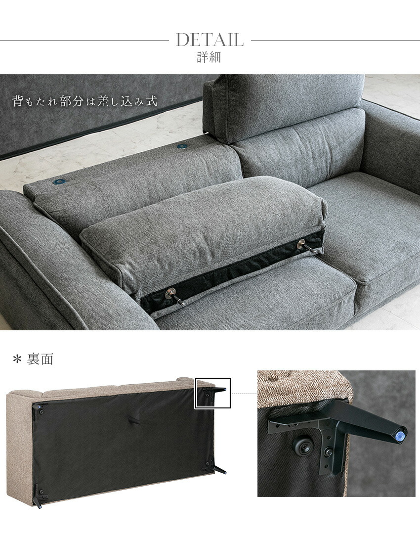 楽天市場】【送料無料】 ソファー ファブリック 2人掛け 3人掛け