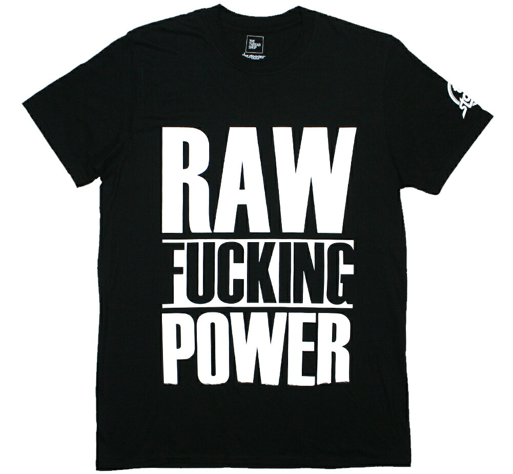 楽天市場】Iggy and the Stooges / Raw Power Tee 3 (Black) - イギー