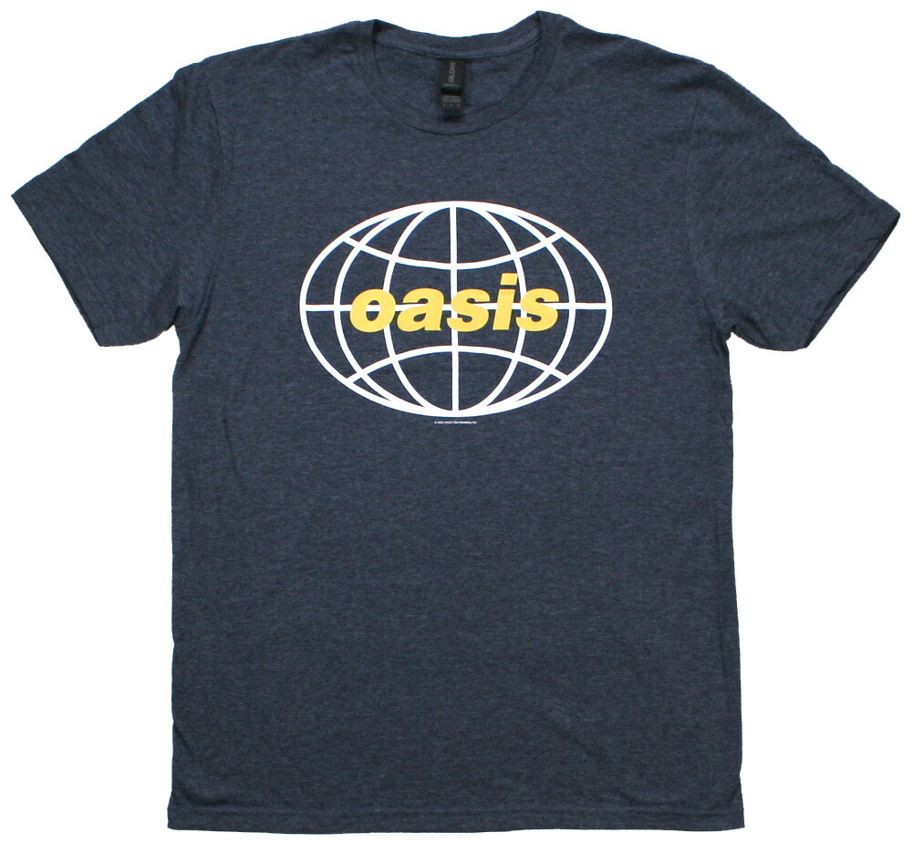 楽天市場】Oasis / 1998 World Tour - USA & CANADA Tee (Heather Navy