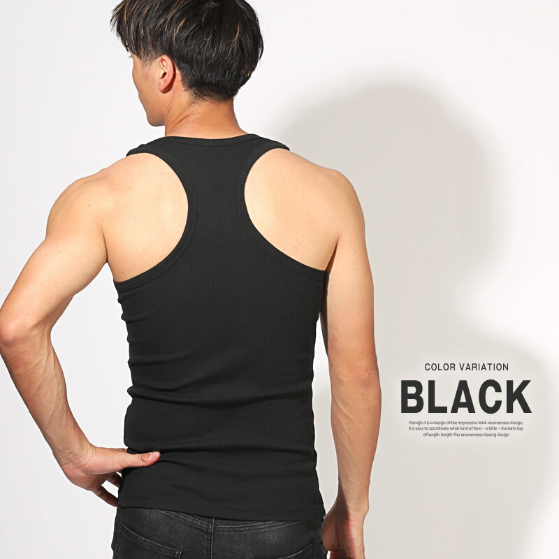 楽天市場】タンクトップ メンズ 夏 夏服 無地 グレコ テレコ