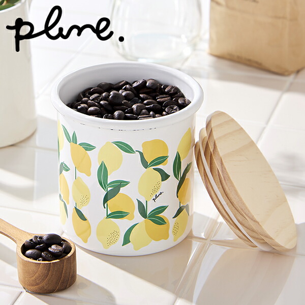 楽天市場】ホーローキャニスター・プルーン レモン (PCA-313) Plune