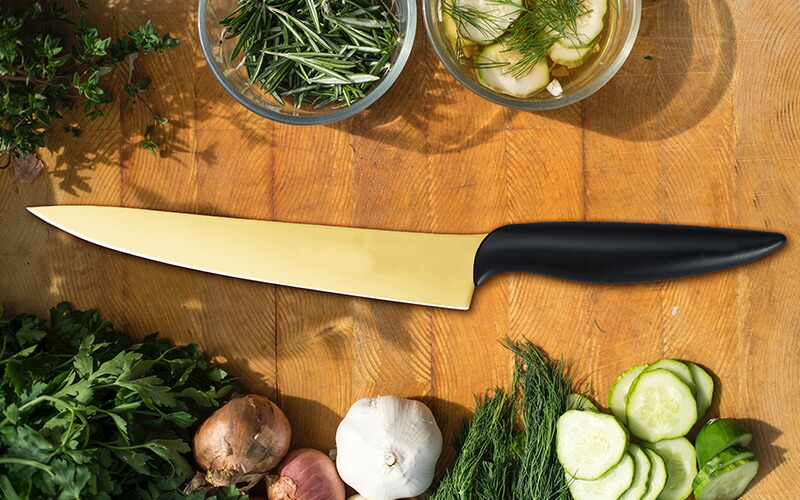 楽天市場】スミカマ 霞 KASUMI チタニウム カービング 20cm ゴールド