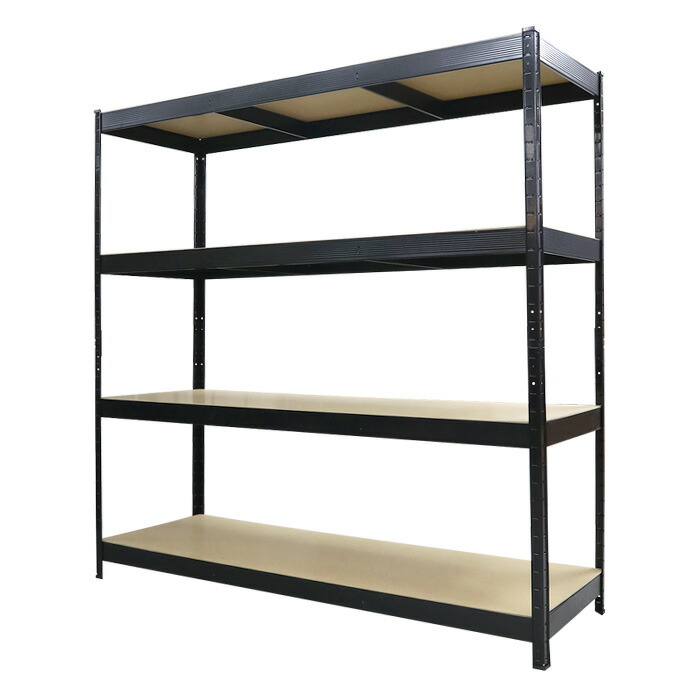 楽天市場】スチールラック 4段 幅180×奥行60×高さ180cm 可動棚 土間